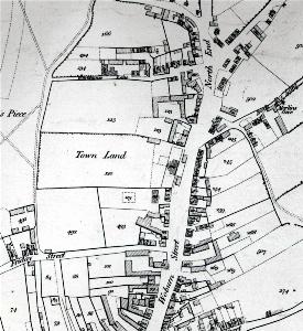 North Street and surrounding area in 1819